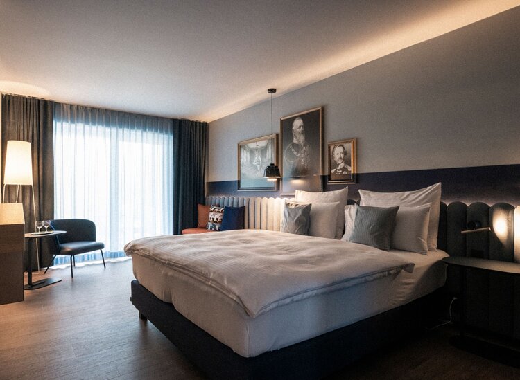 Hotel room, Bad Füssing at the Bavarian design hotel